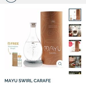 Mayu Swirl Carafe with Electrolyte Drops